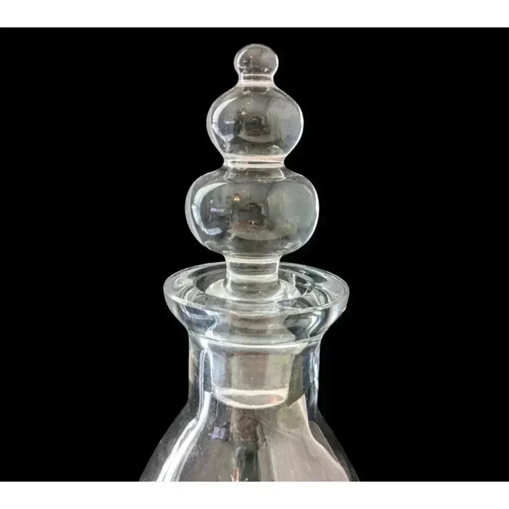 Rosenthal Crystal Decanter with Stopper Wine Liquor Art Deco MCM Mid Century